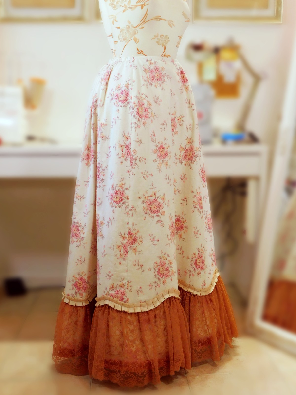 1890-1900 Spring Petticoat